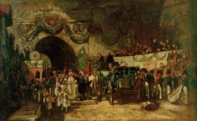 Serenissimi Arrival by Carl Spitzweg